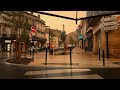 Walking in the Evening Heavy Rain with Thunderstorm 2nd Part Walk in Bordeaux 4k France /MAY 2021