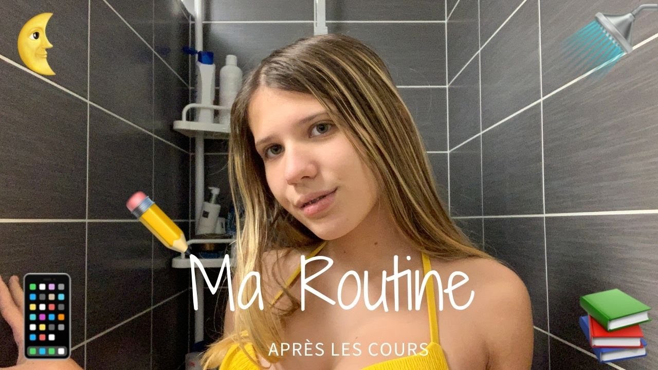 Ma Routine Après Les Cours 📚🌜 - YouTube