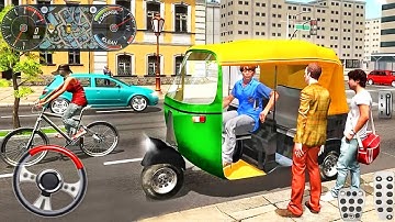 Tuk Tuk Driving Simulator - Indian Mountain Rickshaw Taxi Driver 2 - Android GamePlay
