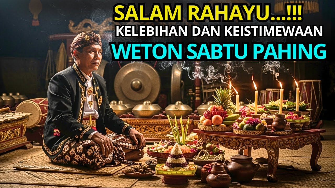 SUBHANALLOH !! SALAM RAHAYU INILAH KELEBIHAN DAN KEISTIMEWAAN KELAHIRAN SABTU PAHING MENURUT..