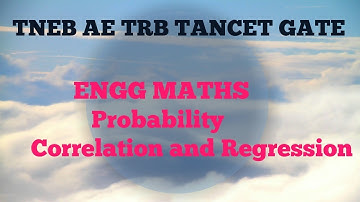 Probability Correlation and Regression