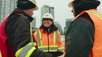 Ana Bailao visits Local 27 Job Site
