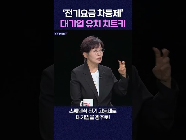 ‘전기요금 차등제’.. 대기업 유치 치트키 #shorts