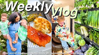 Weekly Vlog| I’m so over social media+part time sahm+cooking+target haul+part time 9-5 work balance