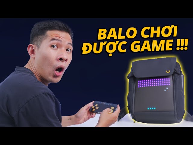 ANHCHECK: NGHỊCH THỬ BALO CHƠI ĐƯỢC GAME CỰC DỊ - DIVOOM PIXOO BACKPACK M