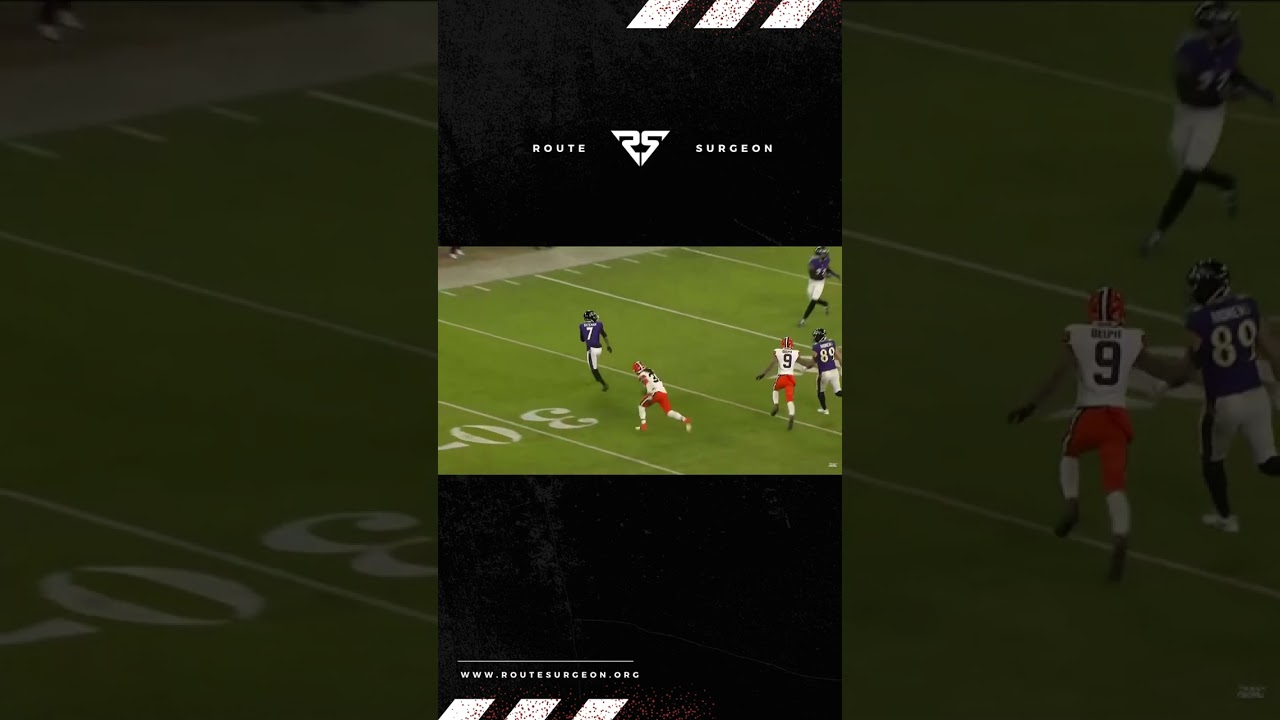 Rashod Bateman Out Route | Baltimore Ravens Highlights | WR Routes Runner 