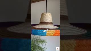 Boho Home Decor Hack: The Most Colorful DIY Lamp You’ve Ever Seen ✨ #shorts #short #viral #fyp #diy