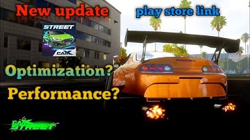 Carx street new update V 0.8.6|60 fps ?|Performance improve?|Android Ios