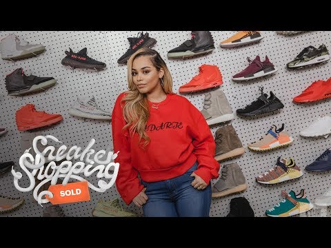 Lauren London Goes Sneaker Shopping With Complex