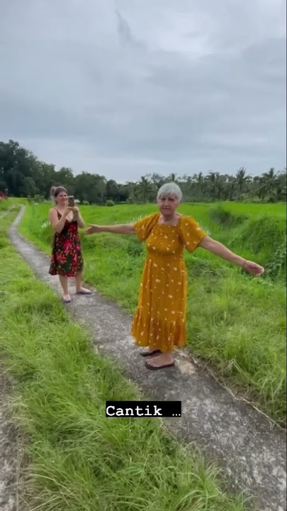 My granny in love with Indonesia…