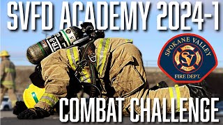 FIREFIGHTER COMBAT CHALLENGE  Spokane Valley Fire Department Academy 20241