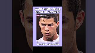 Funny skull hard shake tutorial in capcut 🔥 #capcut #capcutedit #tutorial #shorts #ronaldo
