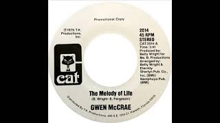 Gwen McCrae - The Melody Of Life - YouTube