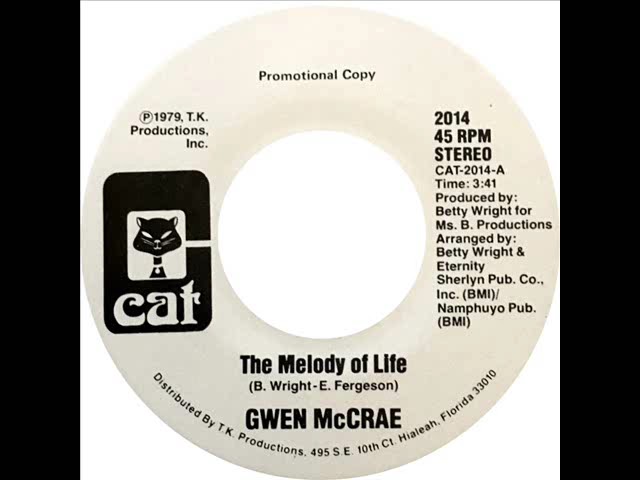 Gwen McCrae - The Melody Of Life - YouTube