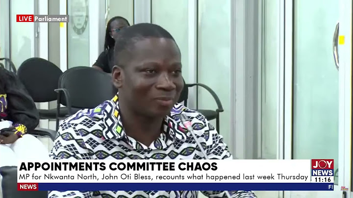 Appointment Committee Chaos: Afenyo Markin is guilty for everything that happened - John Oti Bless.
