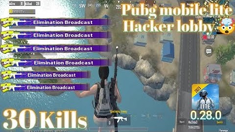 Pubg mobile lite Hacker lobby 🤯