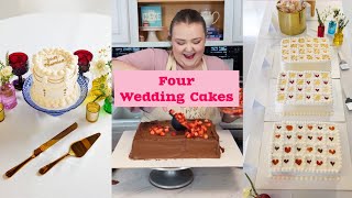 Work A Late Baking Night With Me Making 4 Wedding Cakes Sweet Kate Bake