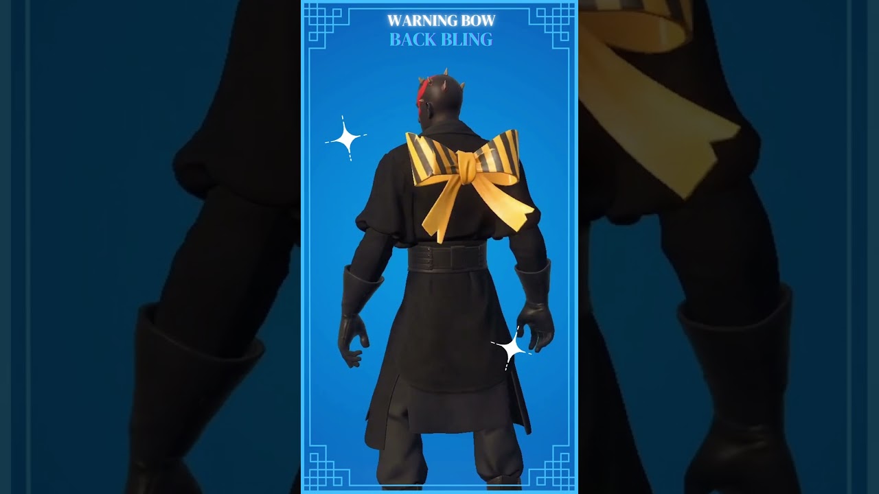 Warning Bow Back Bling ✔ Rare Back Bling Fortnite