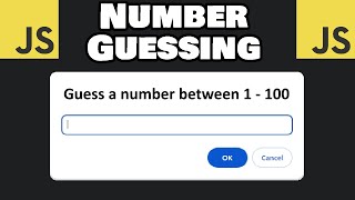 JavaScript NUMBER GUESSING GAME ↕ screenshot 2