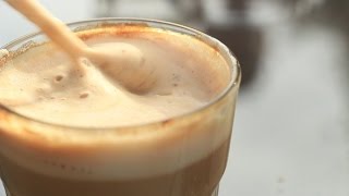 Как сделать КОФЕ с ПЕНКОЙ / How to make COFFEE with HUGE FOAM(Recipe of making coffee drink from any instant coffee (in Egypt called Nescafe) with gorgeous coffee foam --- Рецепт приготовления вкусного кофейного напит ..., 2015-03-14T13:12:43.000Z)