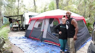 What It’s Really Like Camping as a Family of Eight | Swimming With Manatees | E.p. 22