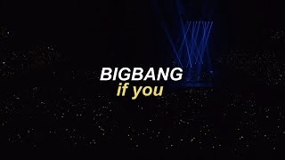 BIGBANG - If You (Subtitulada en español)