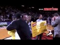 LeBron James hugs Miami Heat fan that hits $75k half-court shot