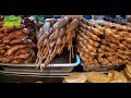 [Taiwanese Food] - Street barbecue ! Street BBQ -  台灣街頭小吃 ! 排隊美食街頭烤肉
