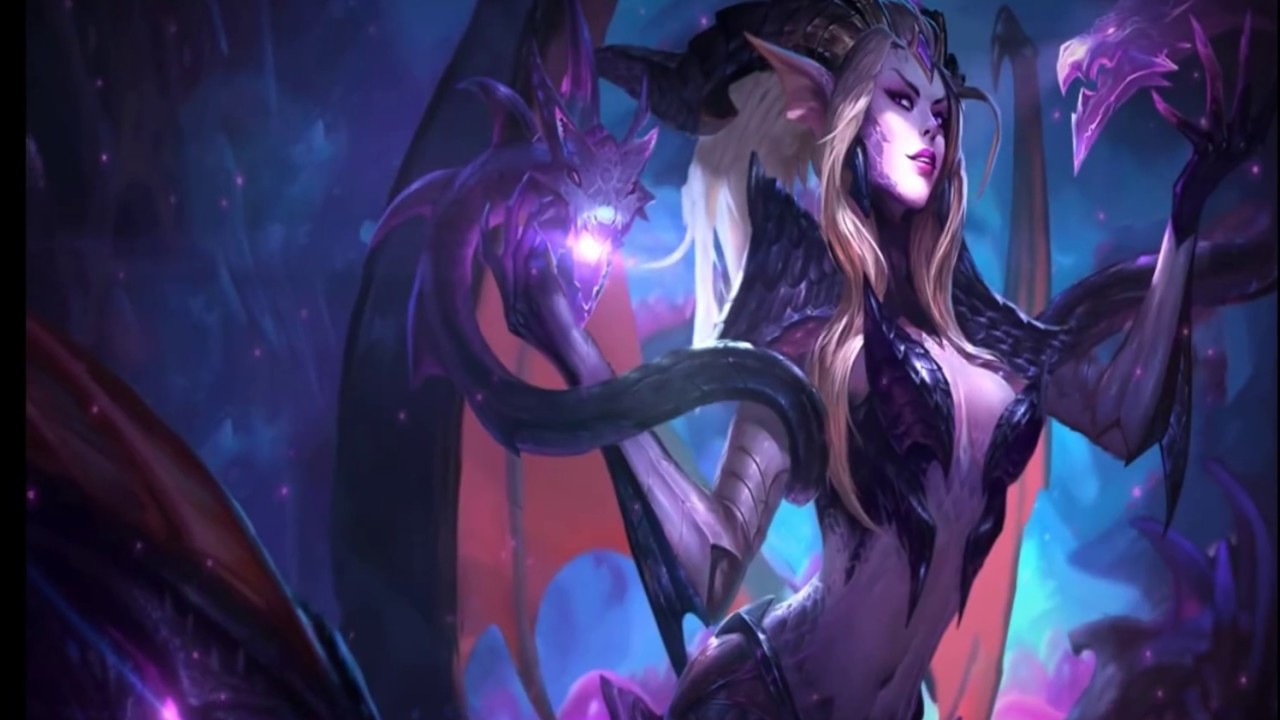 Dragon Sorceress Zyra Login Screen - League of Legends (Заклинательница Драконов Зайра )