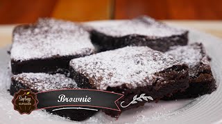 Brownie | Húmedo y crujiente | Cómo cortarlos perfectamente