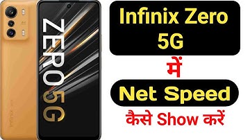 How to show net speed in Infinix Zero 5G || Infinix Zero 5G me net speed kaise show kare ||