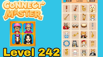 Connect master match puzzle level 242 solution walkthrough 
