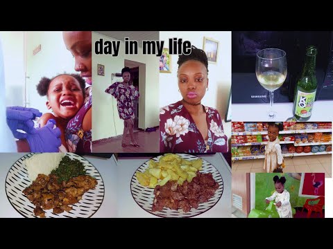 day in my life as a black stay at home mom\2years vaccines\week in my life\productive vlog\homemaker