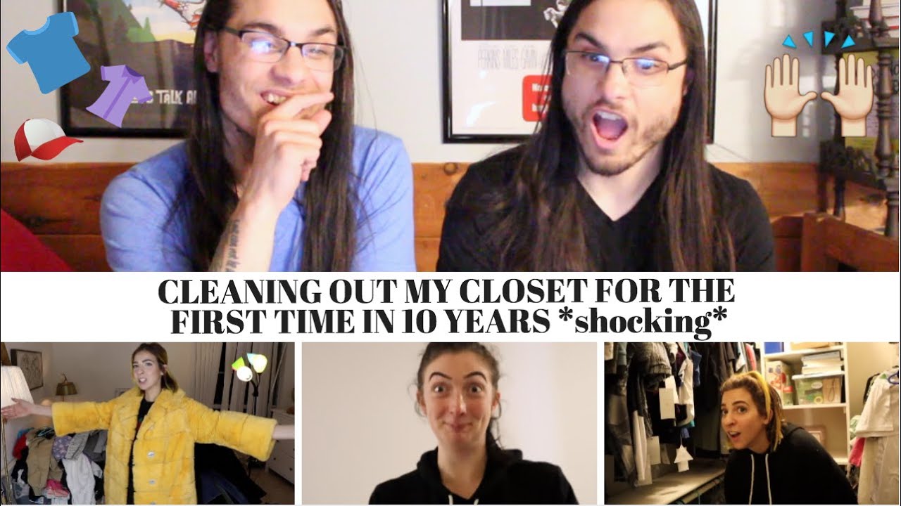 CLEANING OUT MY CLOSET FOR THE FIRST TIME IN 10 YEARS *shocking* I Our ...