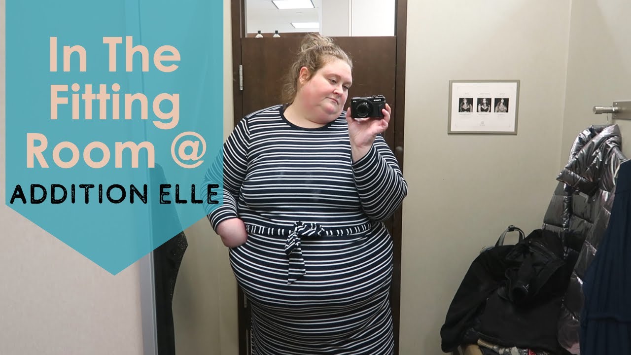 In The Fitting Room at Addition Elle, Plus Size Clothing Try On