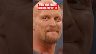 STONE COLD STEVE AUSTIN DRINKING CONTEST VS JBL 😂 JBL made AUSTIN BREAK #shorts #wwe #highlights
