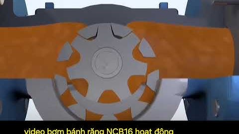 video 3D của bơm bánh răng NCB16 hoạt động hút xả dung dịch