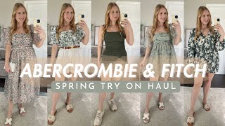 ABERCROMBIE SPRING TRY ON HAUL 2024  New Abercrombie and Fitch Spring Clothing Haul 2024