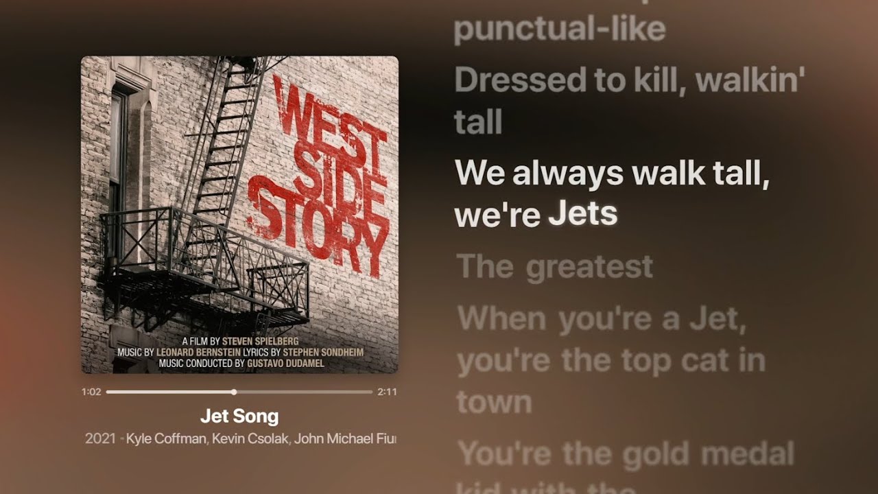 West Side Story Jet Song West Side Story - Jet Song (Lyrics) | Mike Faist - YouTube