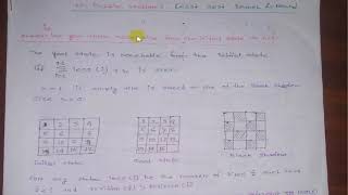 15-puzzle problem | check the reachability to goal state using summation of less(i)+x|bangla