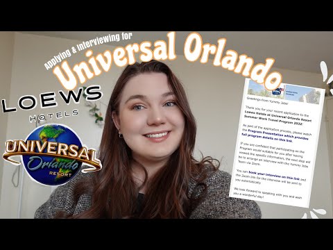 I Applied For The Universal Orlando/ Loews Work Program | the application + interview