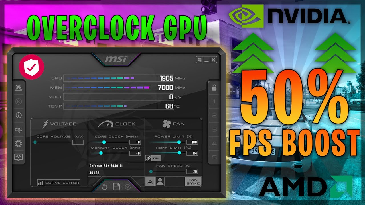 sikkerhed marts Diplomat How to Overclock your Nvidia & AMD GPU Safely to Boost Performance! -  YouTube