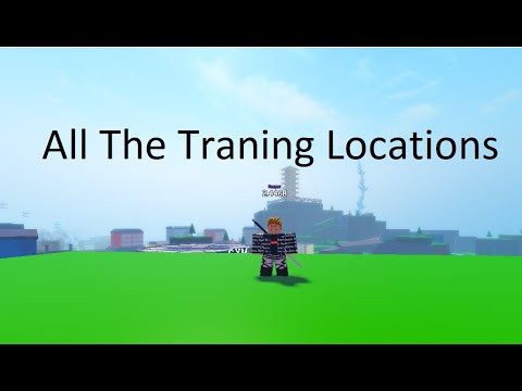 All The Training Location In Anime Fighting Simulator - YouTube