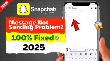 Snapchat Message Not Sending Problem | Snapchat Se Message Send Nahi Ho Raha 