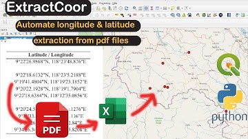 ExtractCoor - Automate longitude and latitude extraction from pdf files
