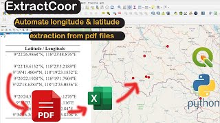 ExtractCoor - Automate longitude and latitude extraction from pdf files