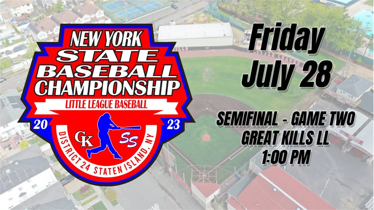 NYS Little League Tournament Semifinals Game Two YouTube