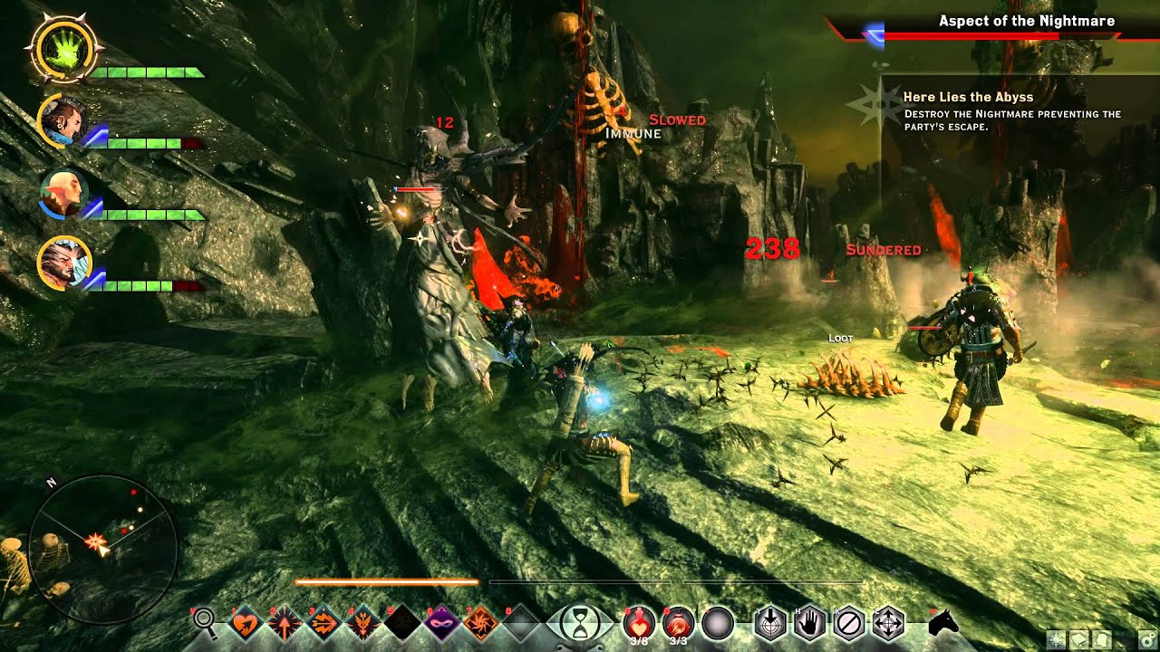 Dragon Age Inquisition Spider Demon Boss Fight YouTube