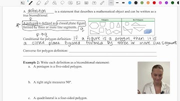 Honors Geometry Section 2.4