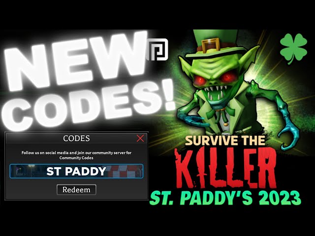 NEW] Survive The Killer Codes - Sep 2023 - Super Easy